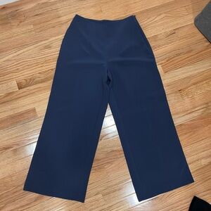Nine West Dark Navy Wide-Leg Pants